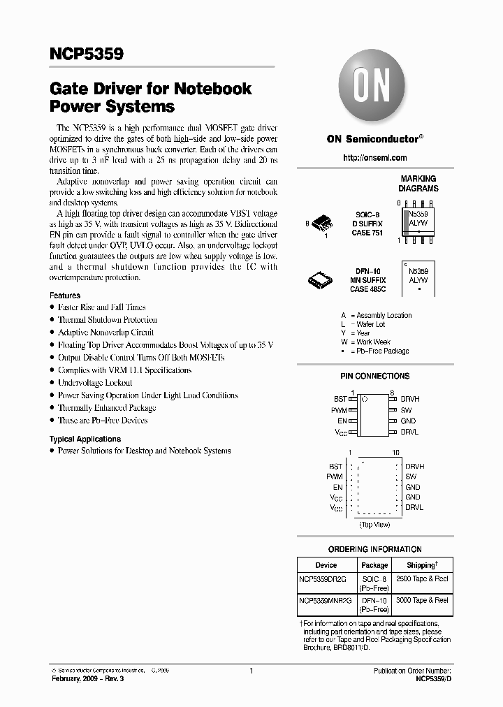 NCP5359_4668840.PDF Datasheet
