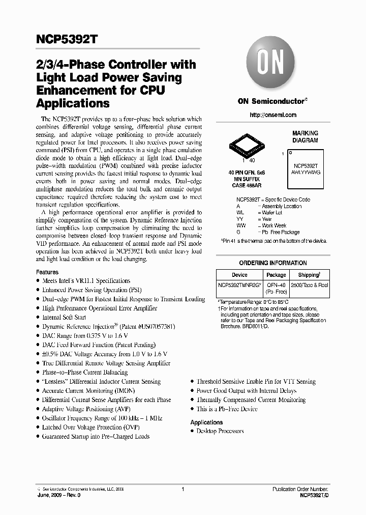 NCP5392T_4558437.PDF Datasheet