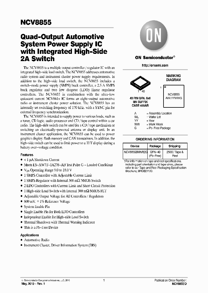 NCV8855BMNR2G_4787618.PDF Datasheet