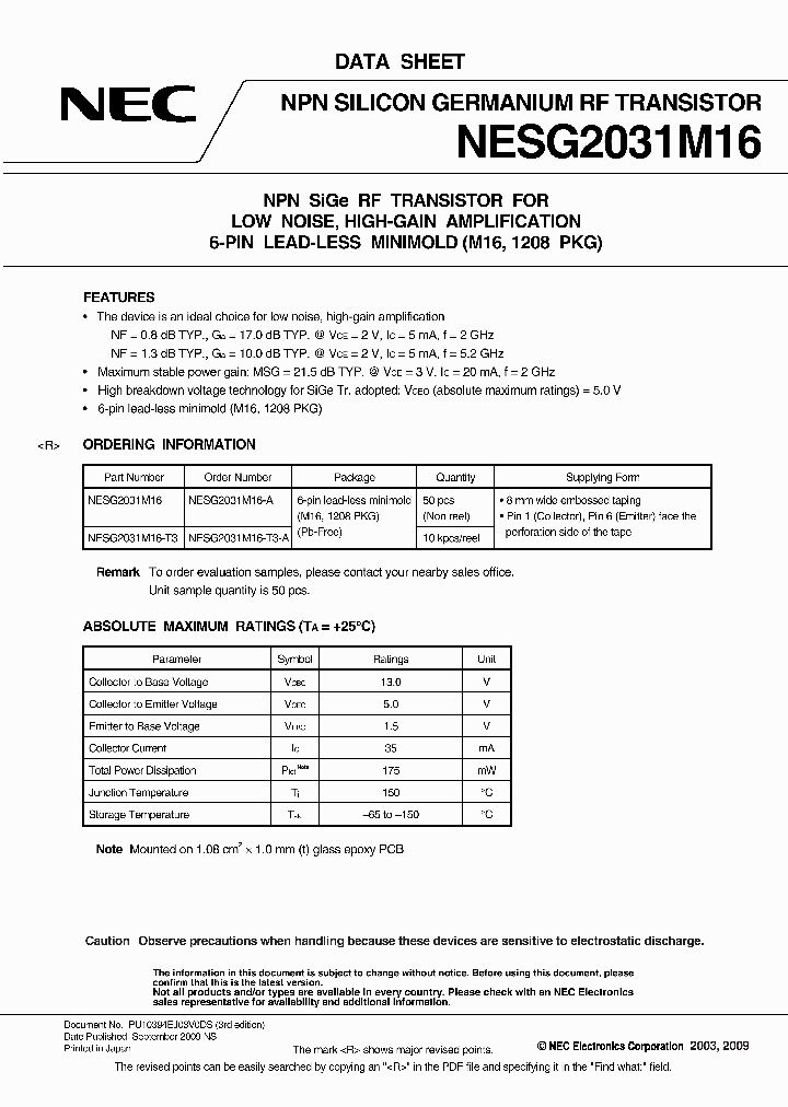 NESG2031M16-T3_4667263.PDF Datasheet