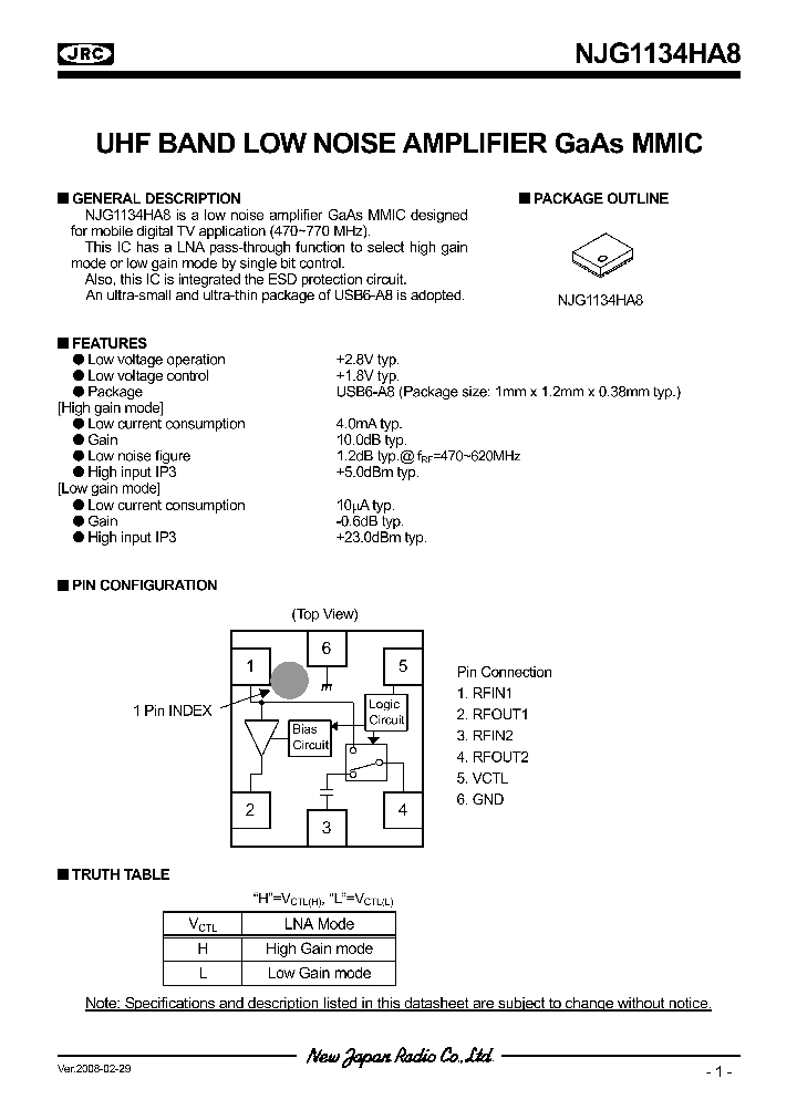 NJG1134HA8_4747501.PDF Datasheet
