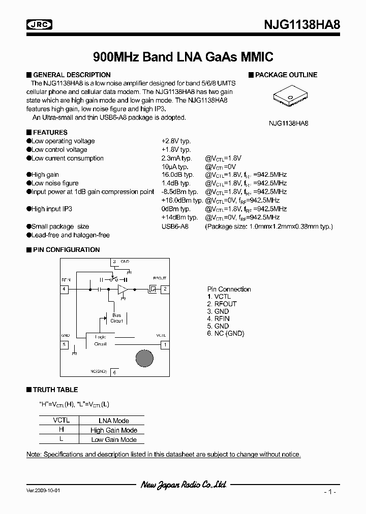 NJG1138HA8_4907412.PDF Datasheet