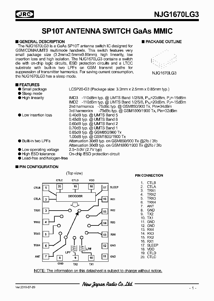 NJG1670LG3_4878734.PDF Datasheet