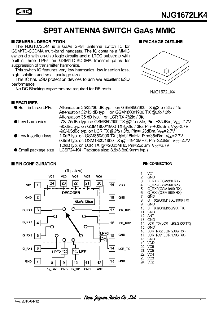 NJG1672LK4_4878735.PDF Datasheet