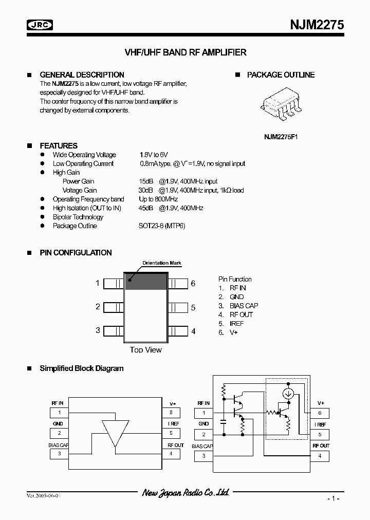 NJM2275F1_4578735.PDF Datasheet