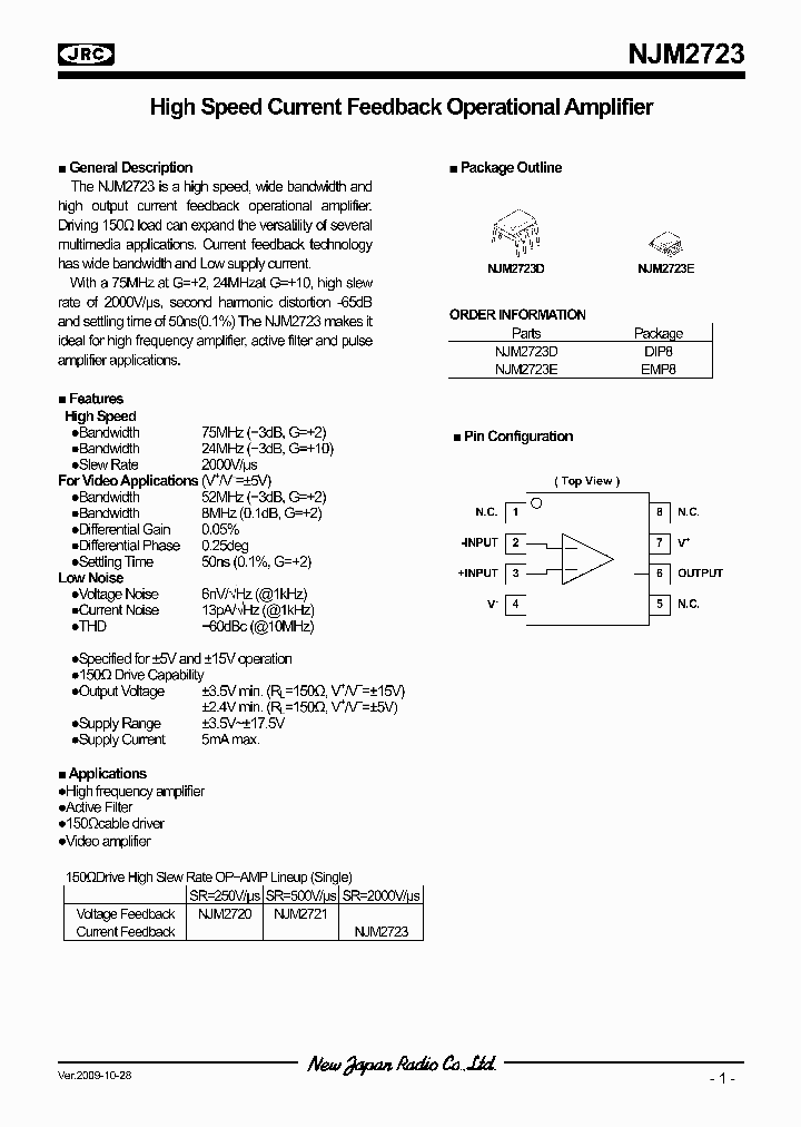 NJM2723_4640600.PDF Datasheet