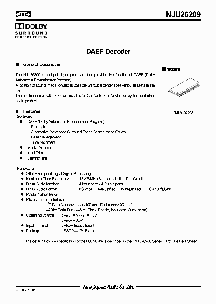 NJU26209_4750659.PDF Datasheet