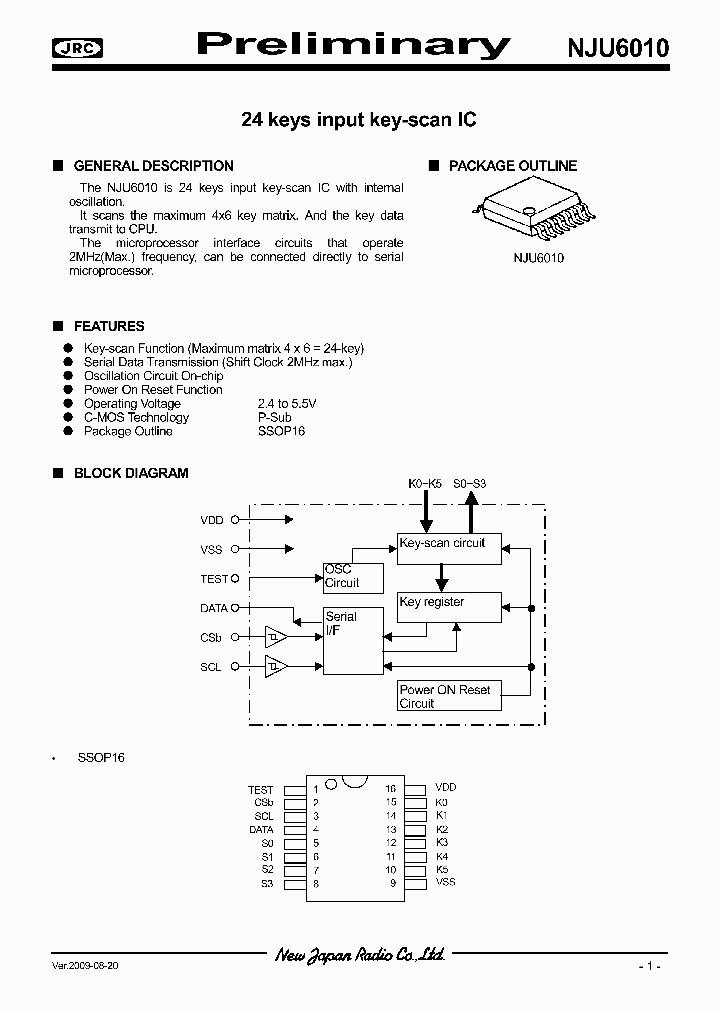 NJU6010_4607791.PDF Datasheet