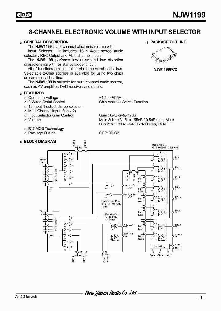 NJW1199_4532185.PDF Datasheet