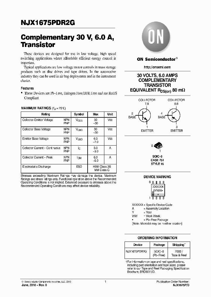 NJX1675PDR2G_4732333.PDF Datasheet