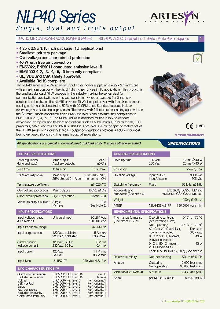 NLP40_4594275.PDF Datasheet