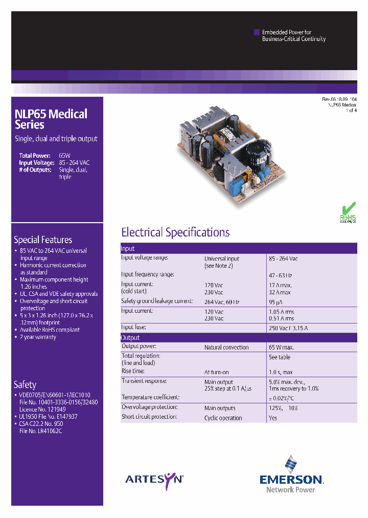 NLP65MEDICAL09_4456981.PDF Datasheet