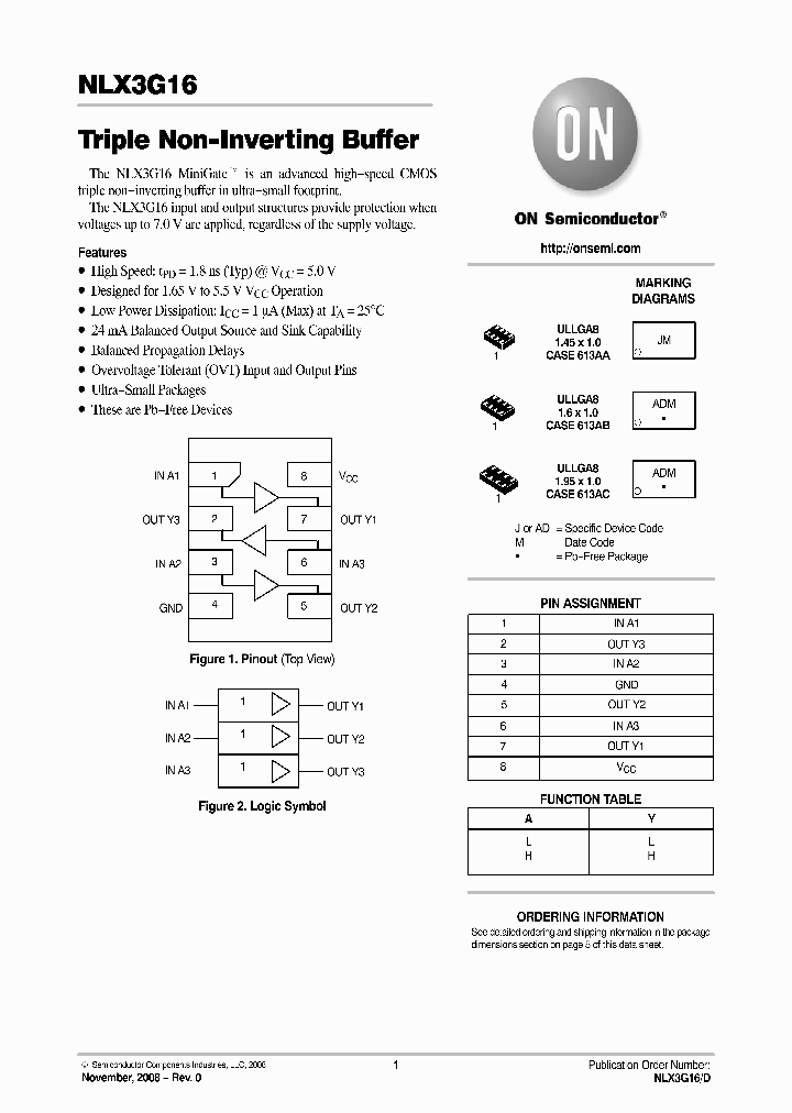 NLX3G16CMX1TCG_4590446.PDF Datasheet
