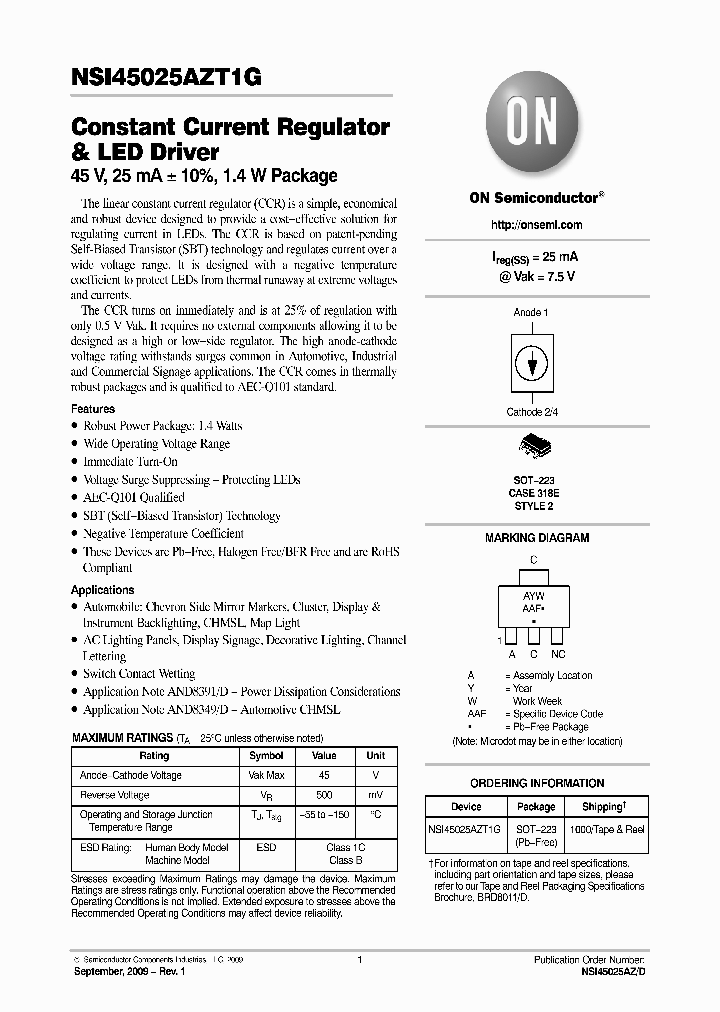 NSI45025AZT1G_4858317.PDF Datasheet