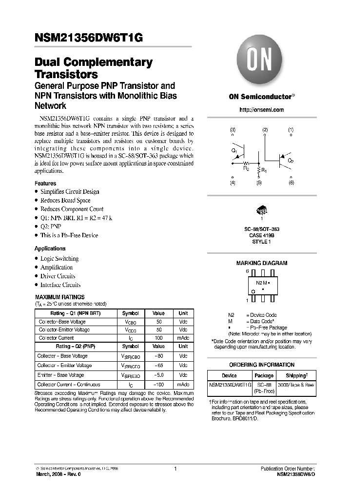 NSM21356DW6T1G_4750037.PDF Datasheet