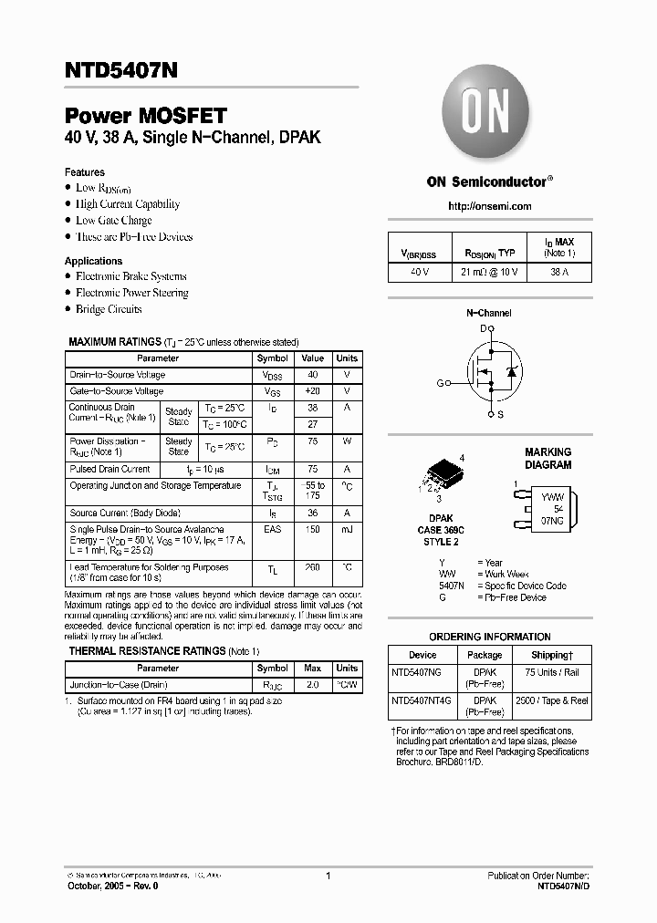 NTD5407N_4527612.PDF Datasheet