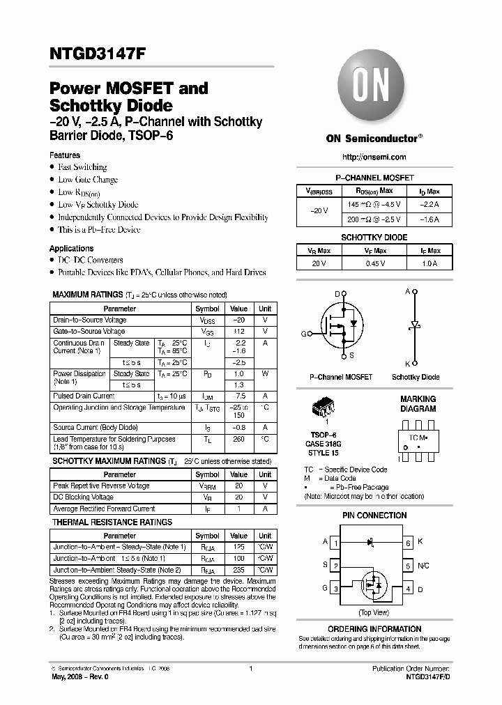 NTGD3147F_4517423.PDF Datasheet