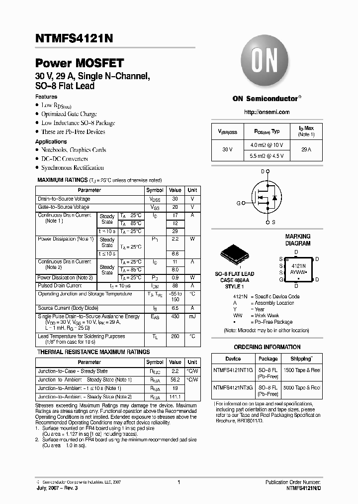 NTMFS4121N_4775487.PDF Datasheet