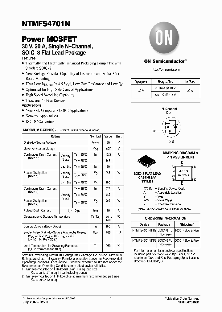 NTMFS4701N_4773377.PDF Datasheet