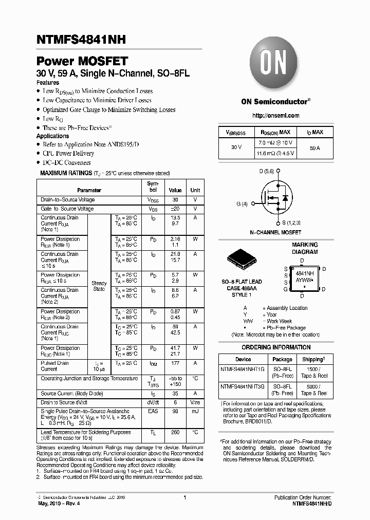 NTMFS4841NH_4752928.PDF Datasheet
