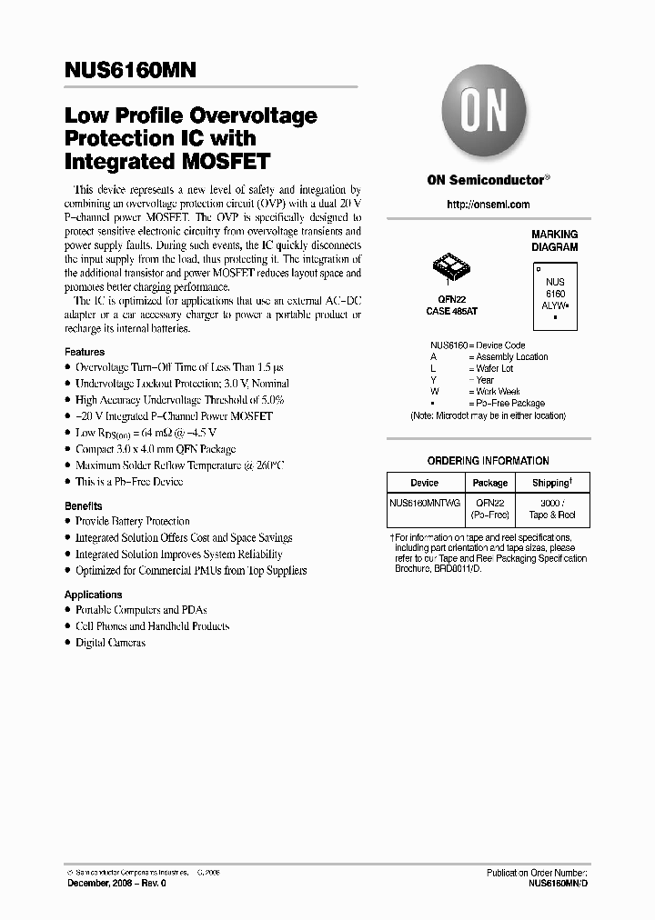 NUS6160MNTWG_4581327.PDF Datasheet