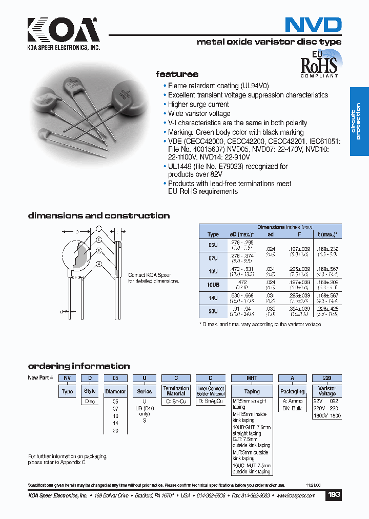 NVD05UCD10UBA_4598287.PDF Datasheet