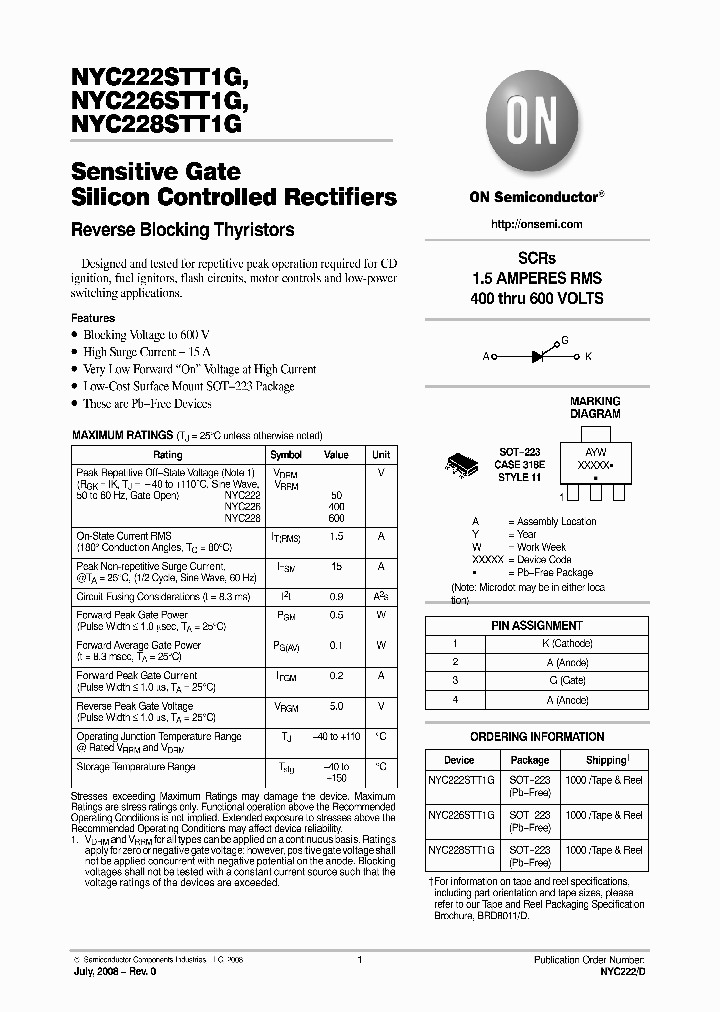 NYC222STT1G_4603087.PDF Datasheet