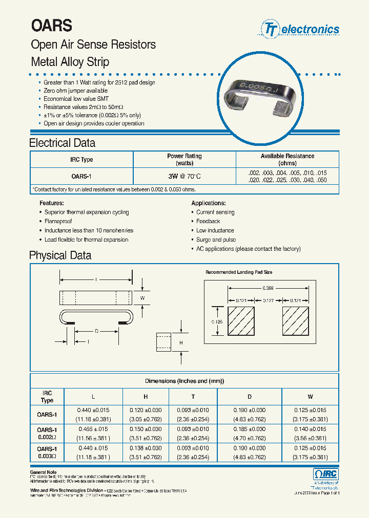 OARS1R005FLF_4469280.PDF Datasheet