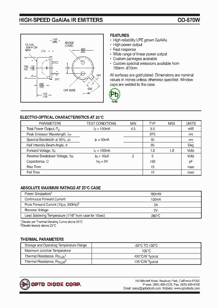 OD-870W_4430457.PDF Datasheet