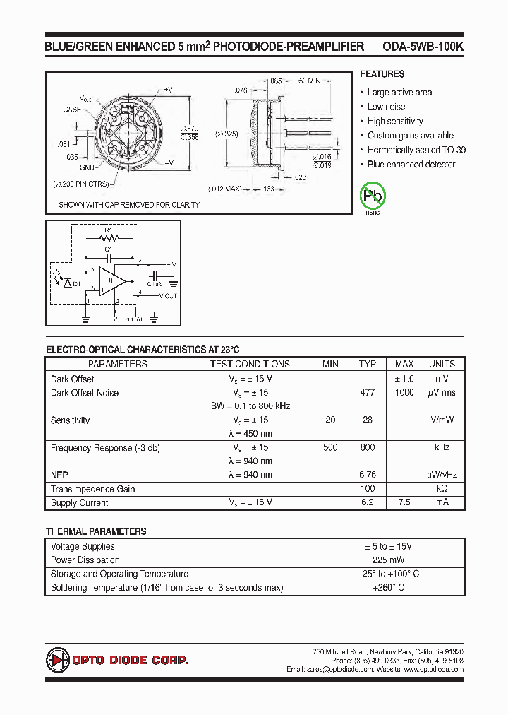 ODA-5WB-100K_4294760.PDF Datasheet