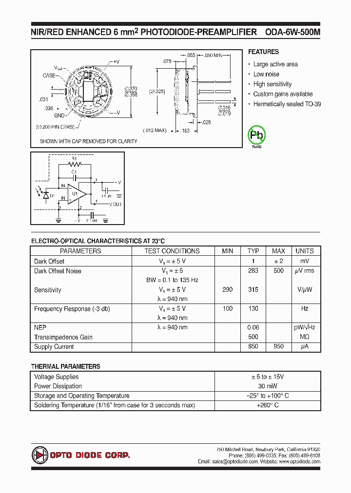 ODA-6W-500M_4399555.PDF Datasheet