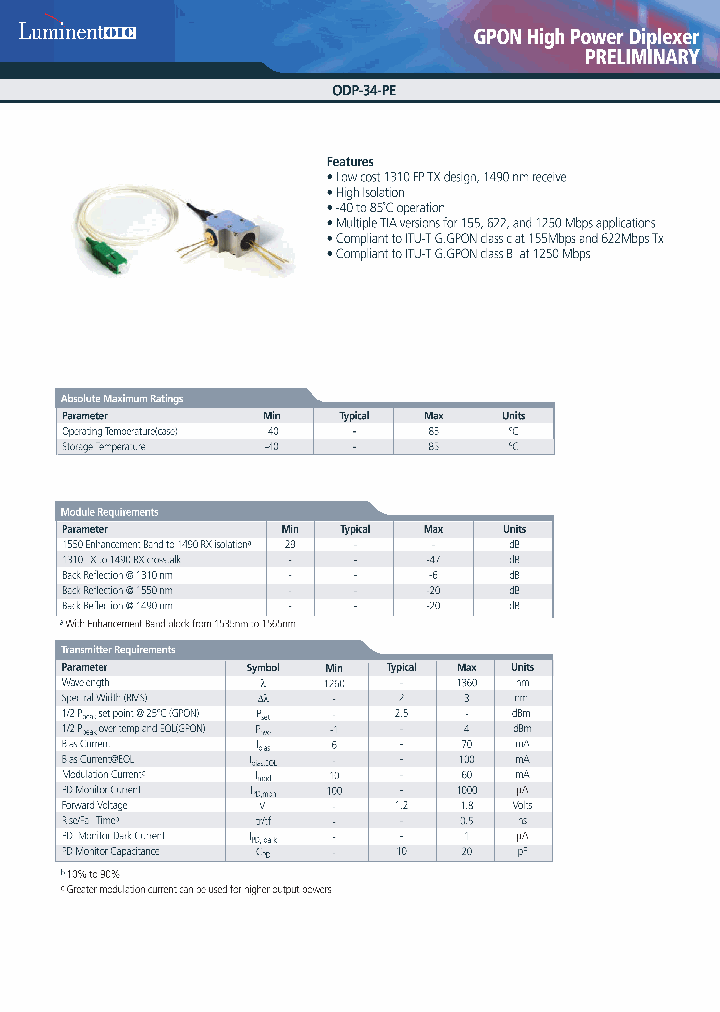 ODP-34-PA-622B-STA-C_4503478.PDF Datasheet