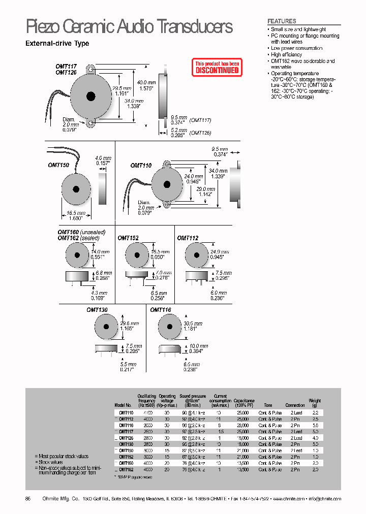 OMT130_4508570.PDF Datasheet