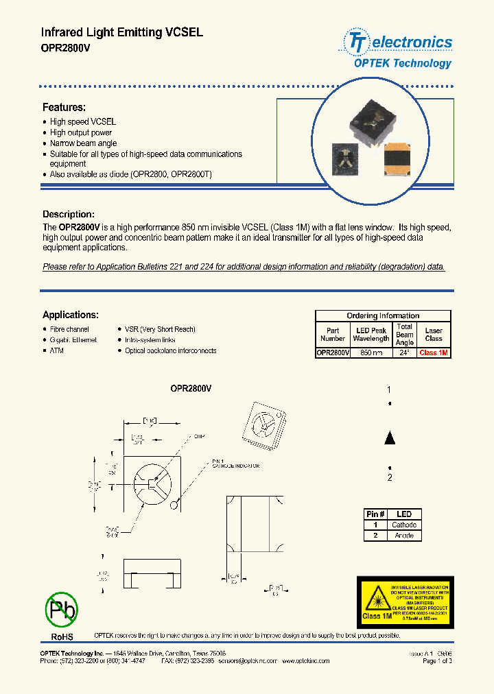 OPR2800V_4344458.PDF Datasheet