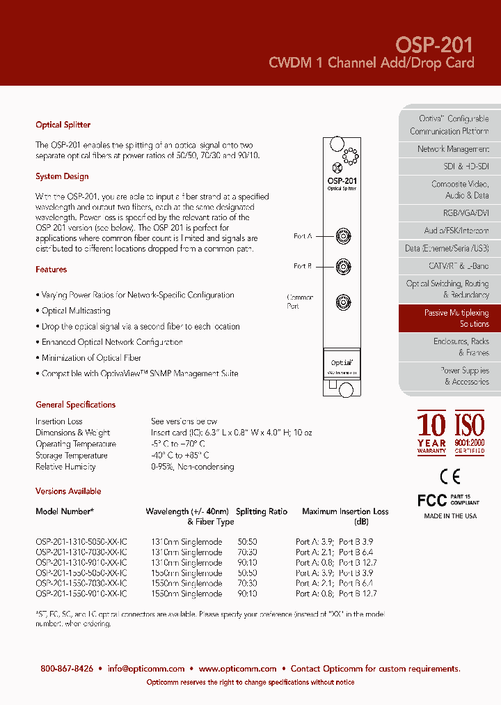 OSP-201-1310-5050-SC-IC_4514836.PDF Datasheet