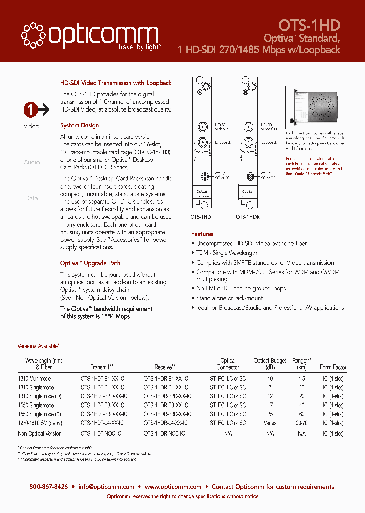 OTS-1HDR-NOC-IC_4580677.PDF Datasheet