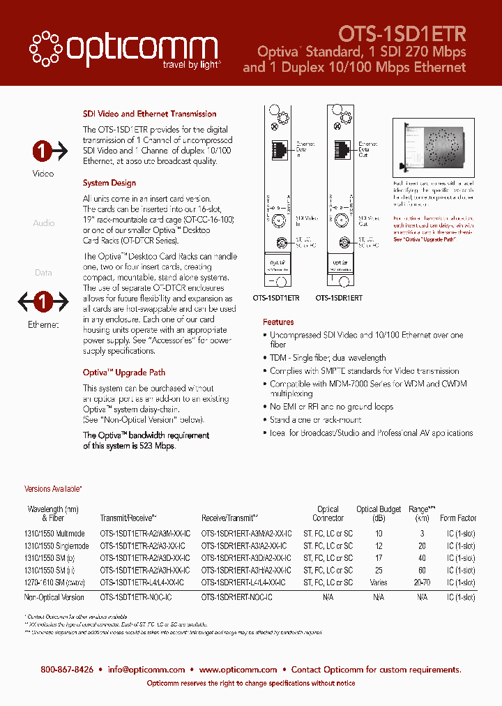 OTS-1SDR1ERT-NOC-IC_4580682.PDF Datasheet