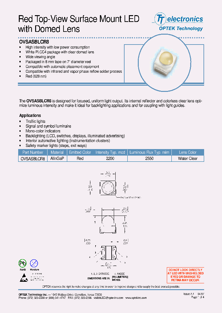 OVSASBLCR8_4215269.PDF Datasheet