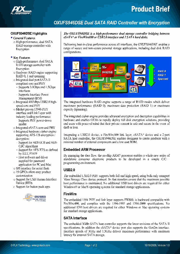 OXUFS946DSE_4570160.PDF Datasheet