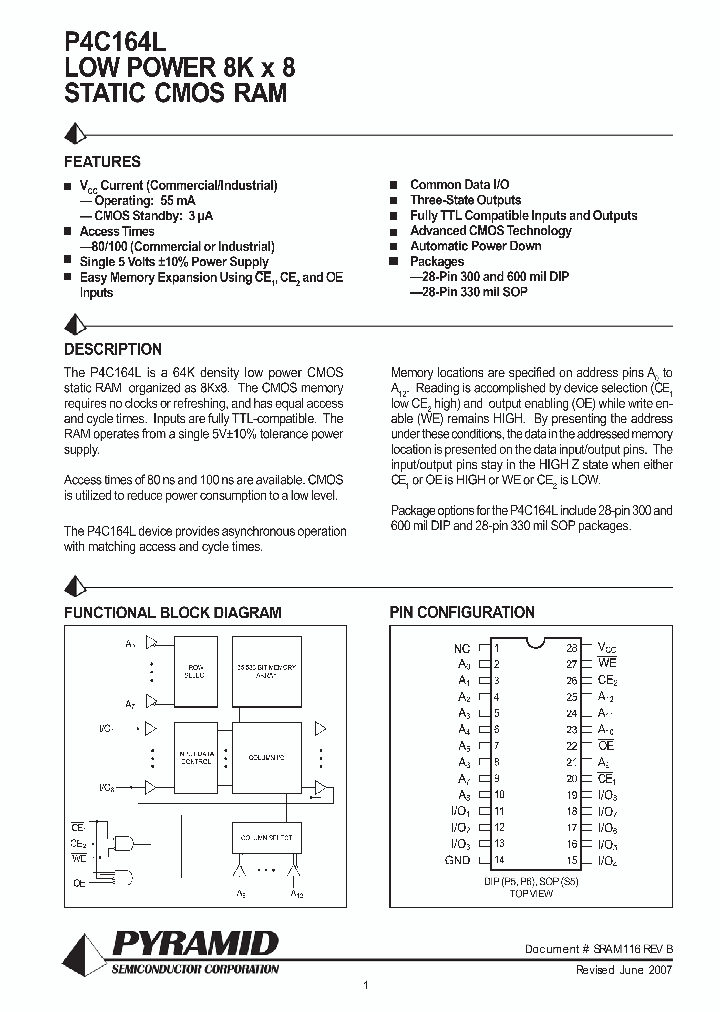 P4C164L-100P3CLF_4612806.PDF Datasheet