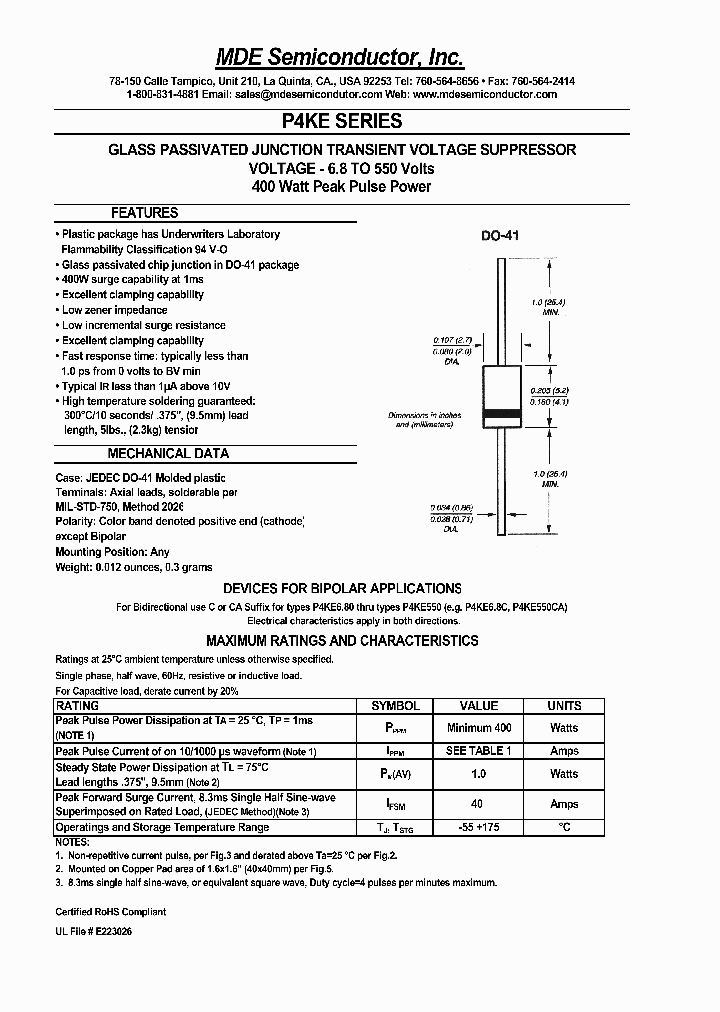 P4KE550A_4343757.PDF Datasheet
