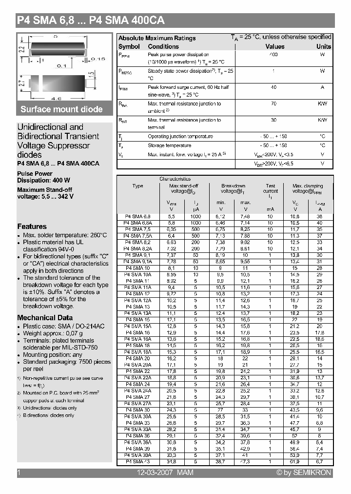 P4SMA400CA_4257854.PDF Datasheet