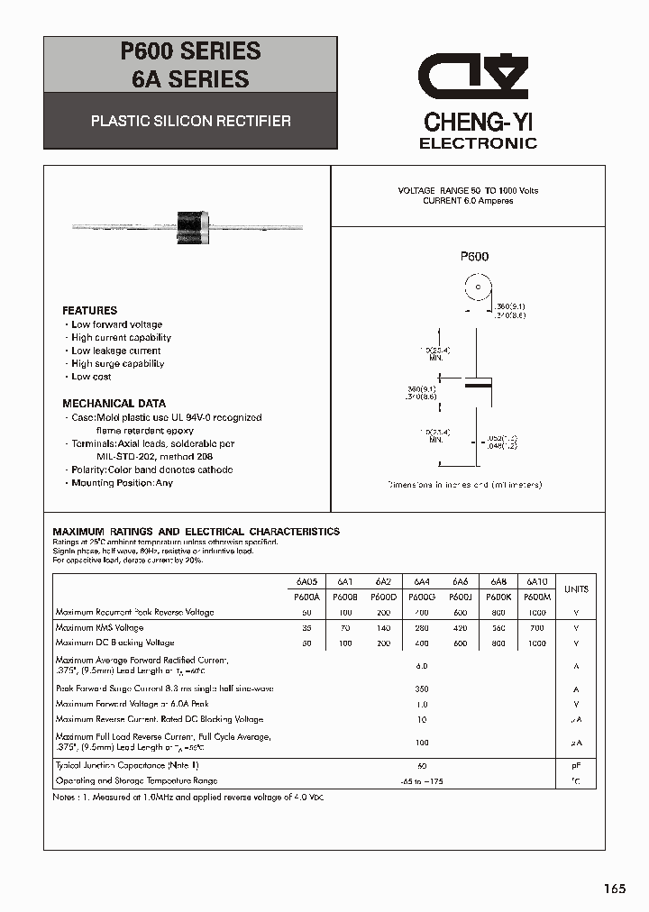 P600A_4607711.PDF Datasheet