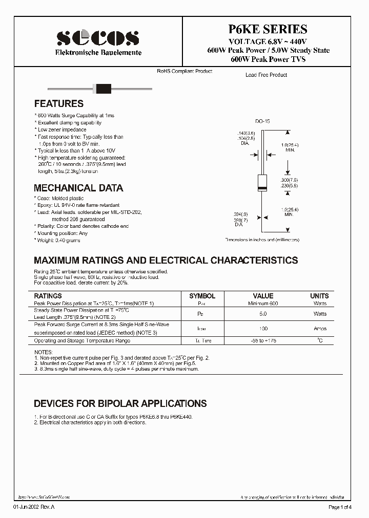 P6KE12_4551066.PDF Datasheet