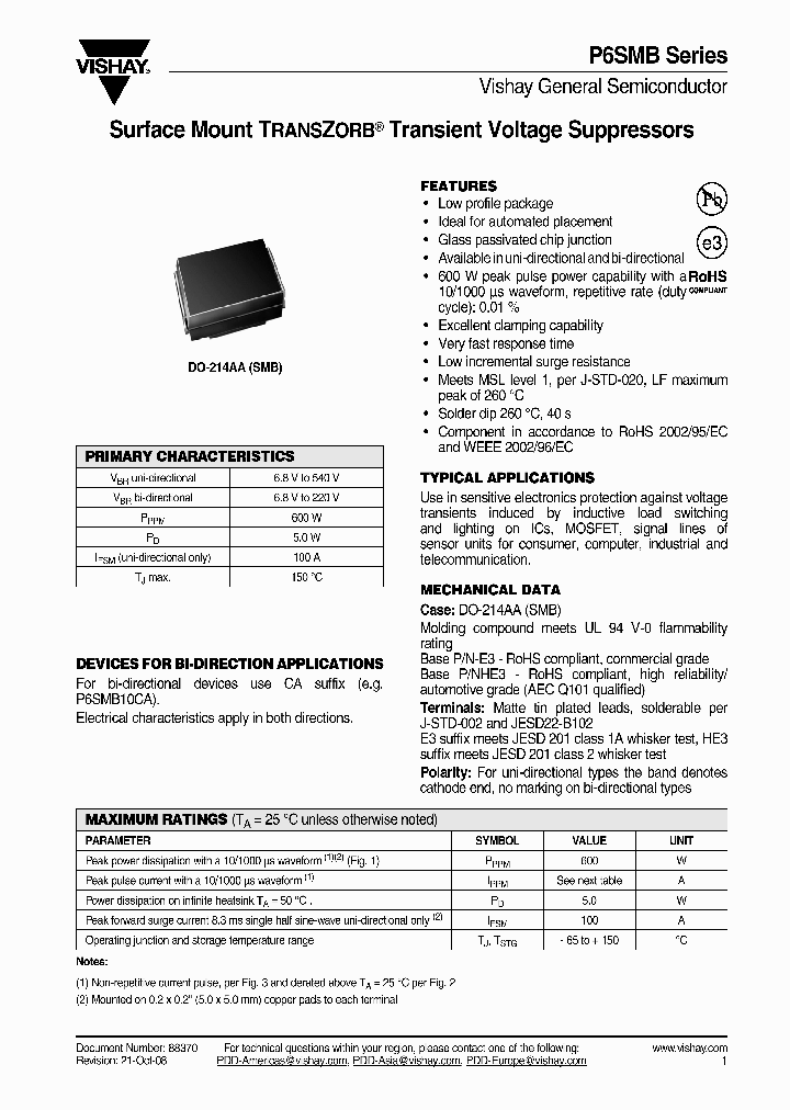 P6SMB250A_4602139.PDF Datasheet