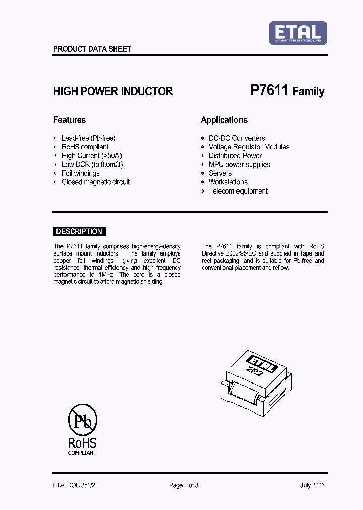 P7611_4782402.PDF Datasheet