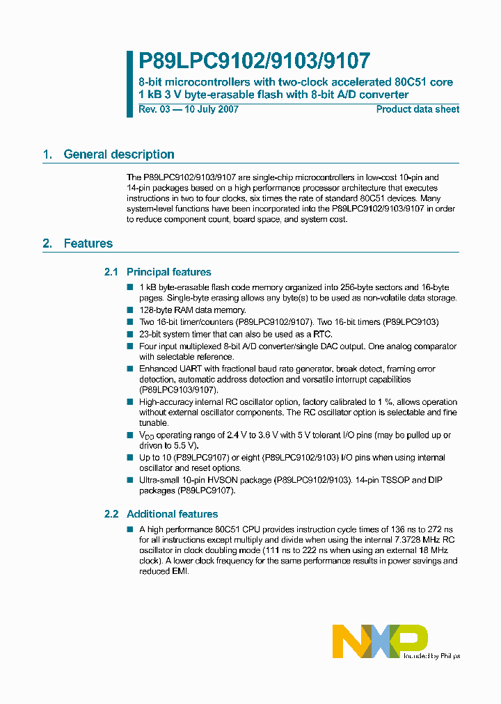 P89LPC9102FTK_4573902.PDF Datasheet