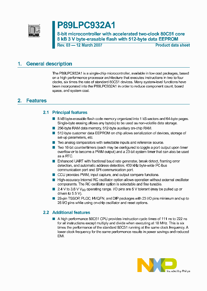 P89LPC932A1_4609821.PDF Datasheet