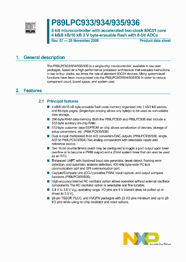 P89LPC933FDH_4278866.PDF Datasheet