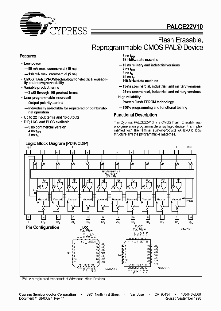 PALCE22V10-15_4738913.PDF Datasheet